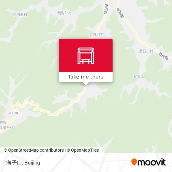 海子口 map