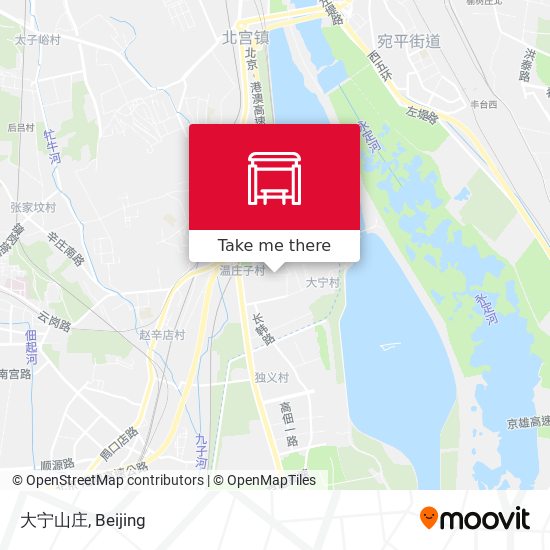 大宁山庄 map