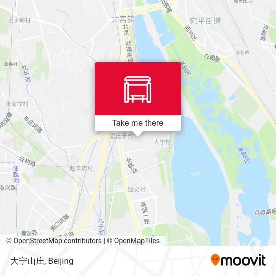 大宁山庄 map