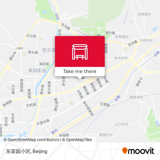 东菜园小区 map