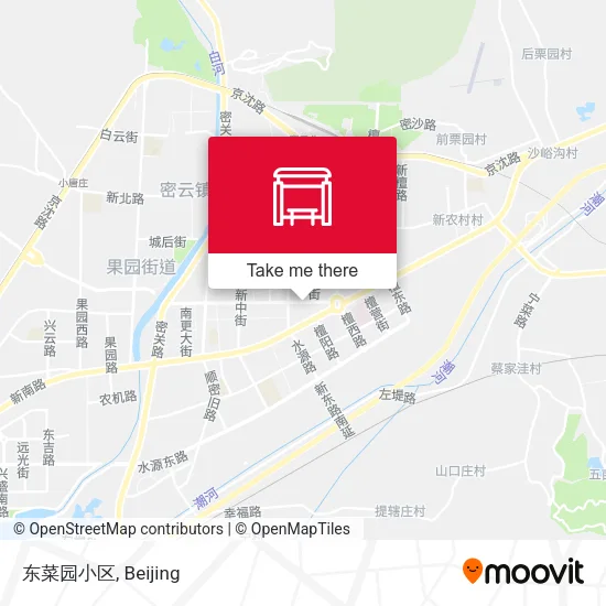 东菜园小区 map