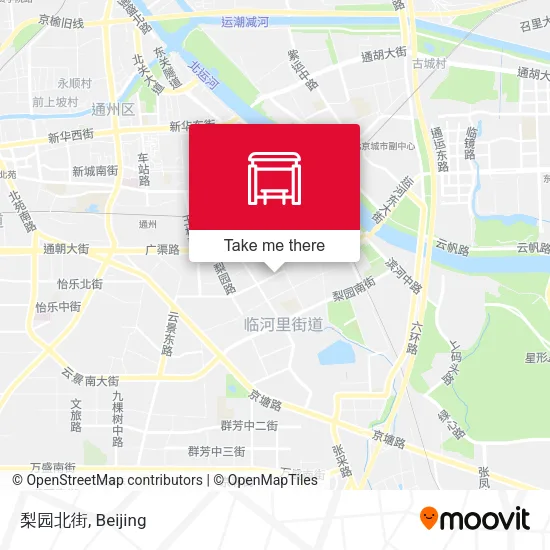 梨园北街 map