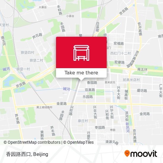 香园路西口 map