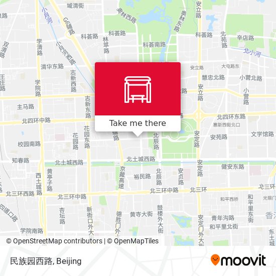 民族园西路 map