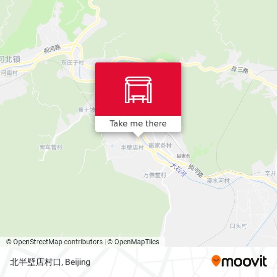 北半壁店村口 map