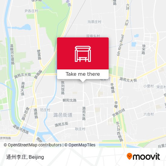 通州李庄 map