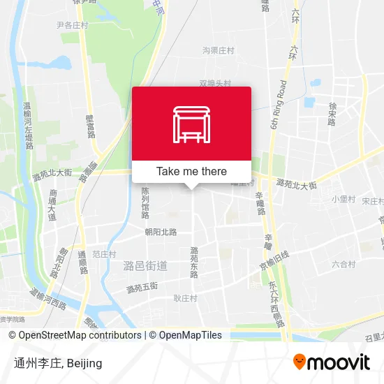 通州李庄 map
