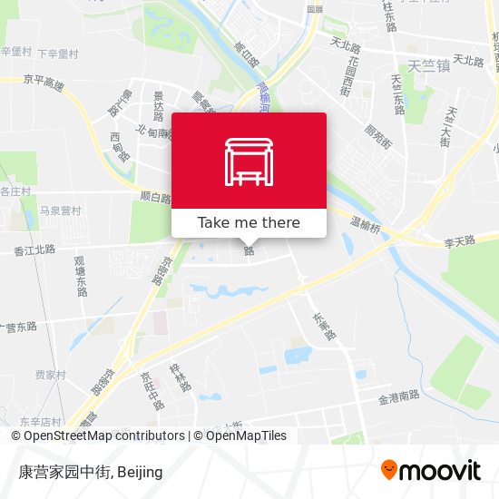 康营家园中街 map
