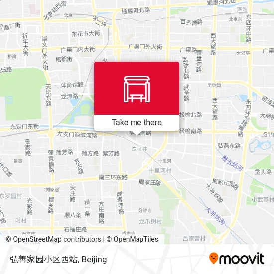 弘善家园小区西站 map