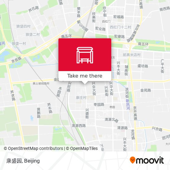 康盛园 map
