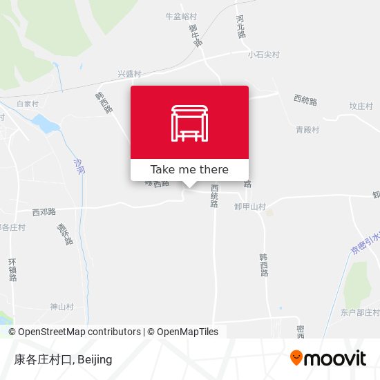 康各庄村口 map