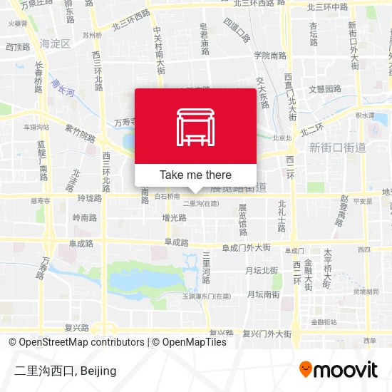 二里沟西口 map