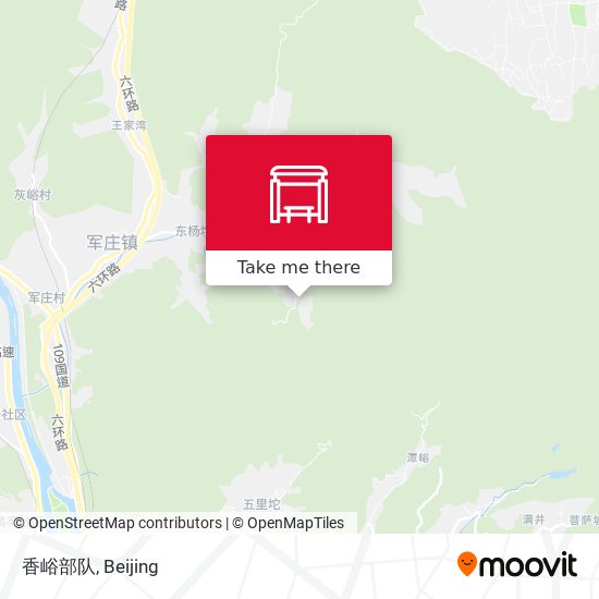 香峪部队 map