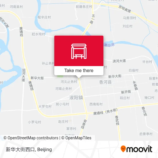 新华大街西口 map