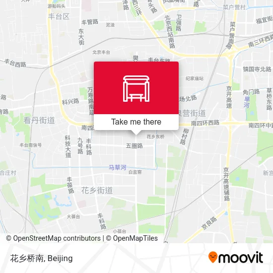 花乡桥南 map