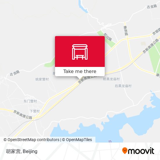 胡家营 map