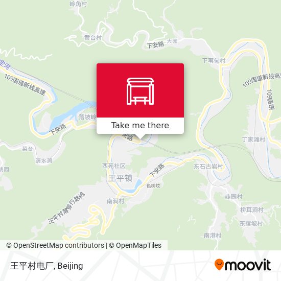 王平村电厂 map