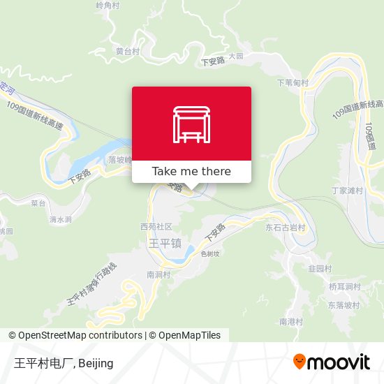 王平村电厂 map