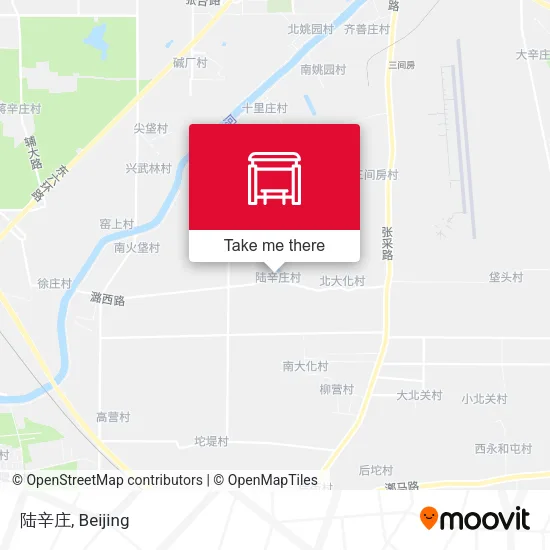 陆辛庄 map
