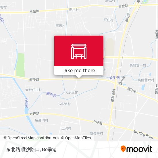 东北路顺沙路口 map