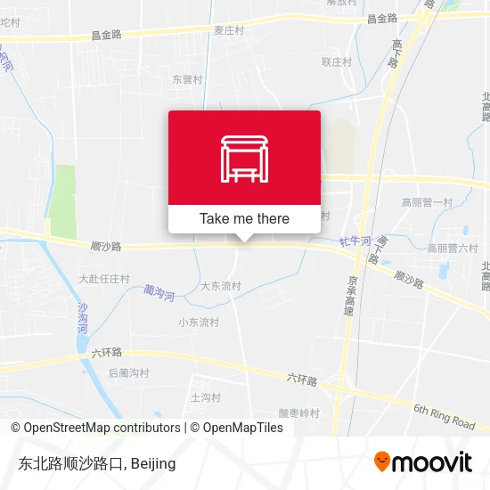 东北路顺沙路口 map