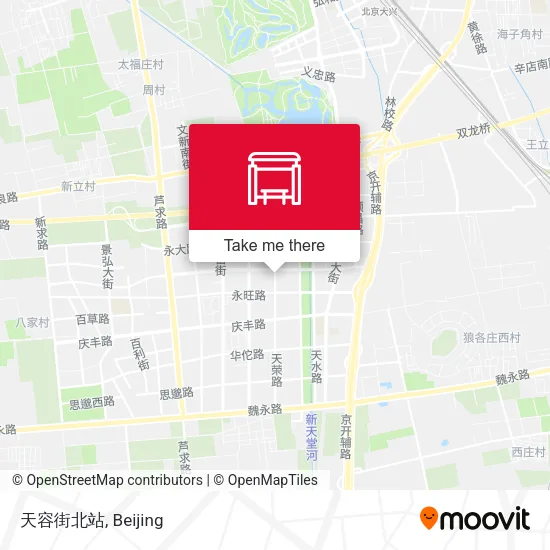 天容街北站 map