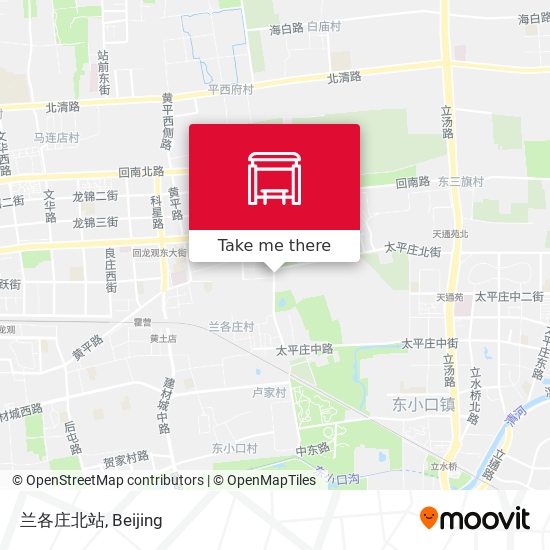兰各庄北站 map