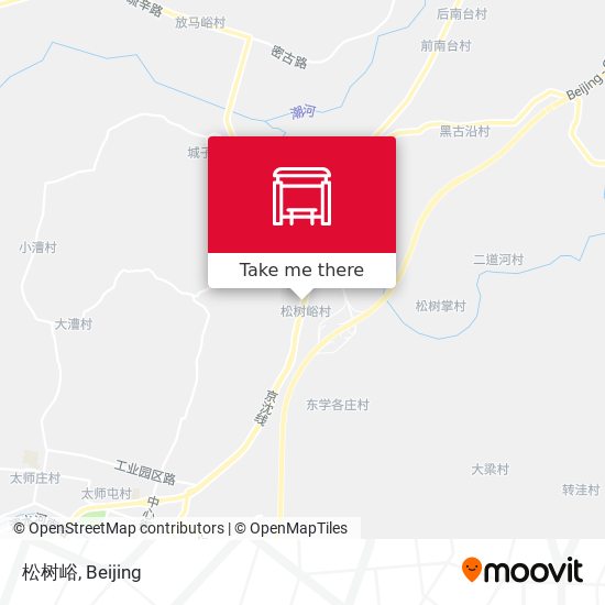 松树峪 map