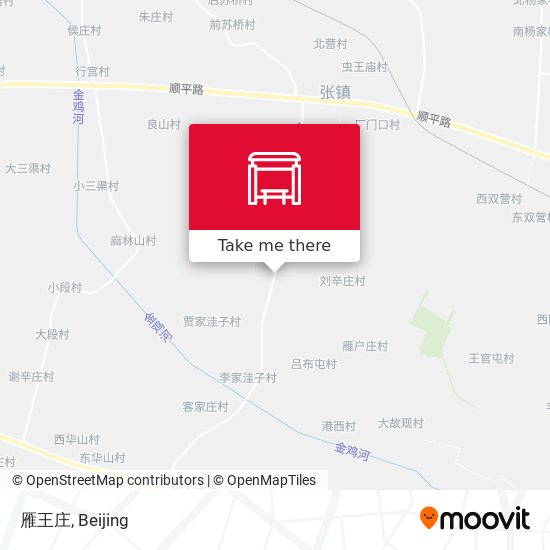 雁王庄 map