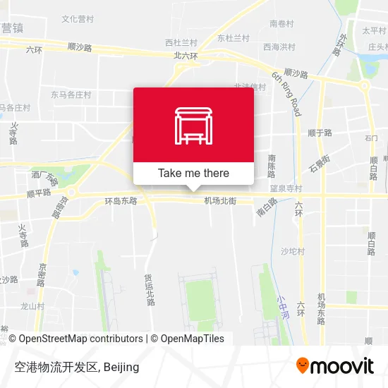 空港物流开发区 map