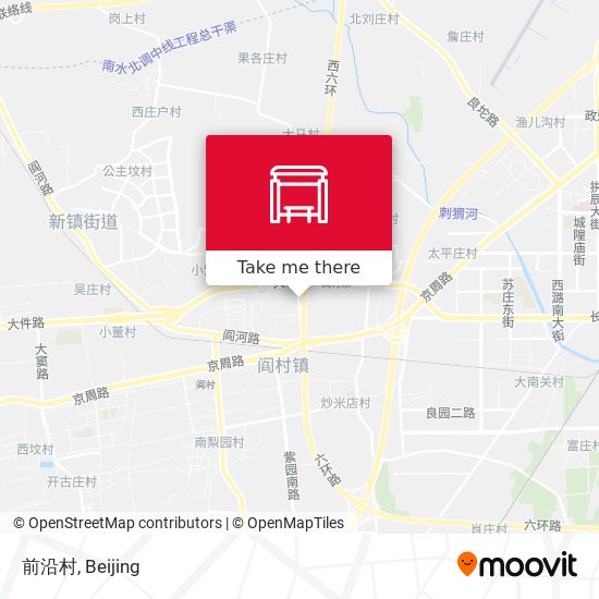 前沿村 map