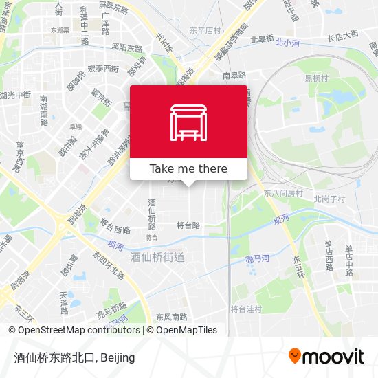 酒仙桥东路北口 map