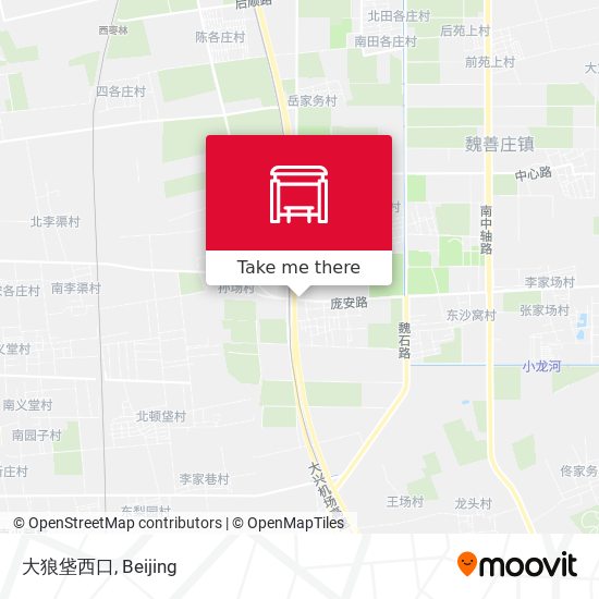 大狼垡西口 map