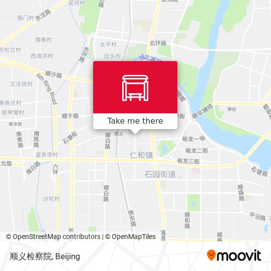 顺义检察院 map