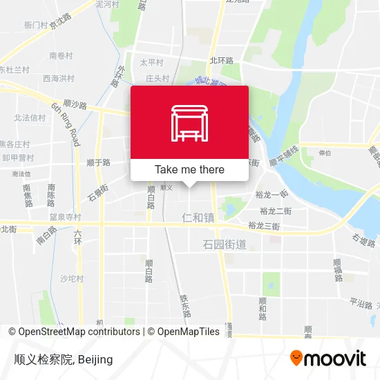 顺义检察院 map
