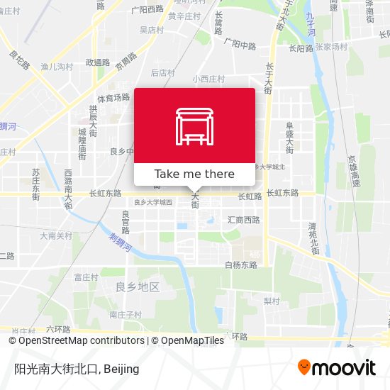 阳光南大街北口 map