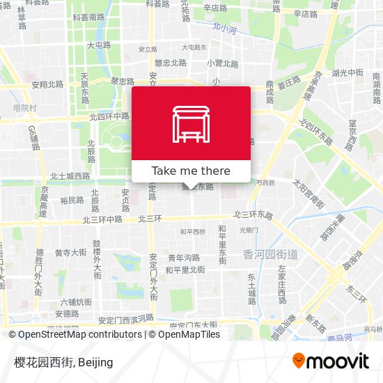 樱花园西街 map