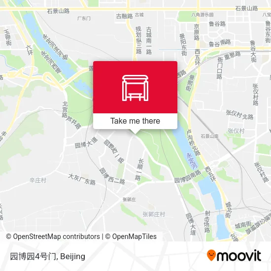 园博园4号门 map