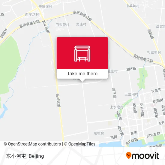 东小河屯 map