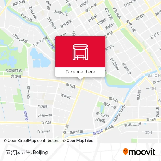 泰河园五里 map