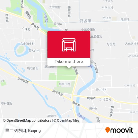里二泗东口 map