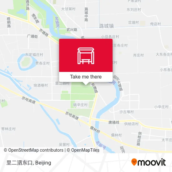 里二泗东口 map