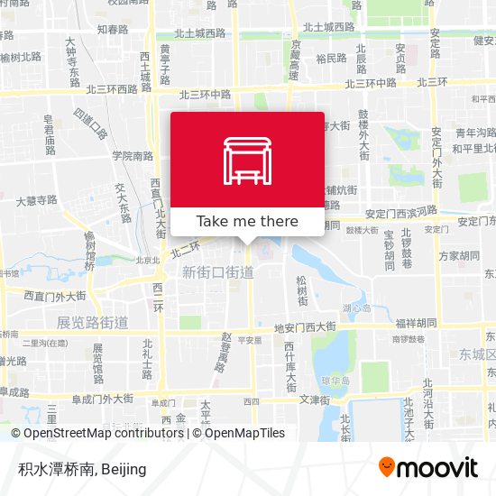 积水潭桥南 map