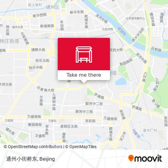 通州小街桥东 map
