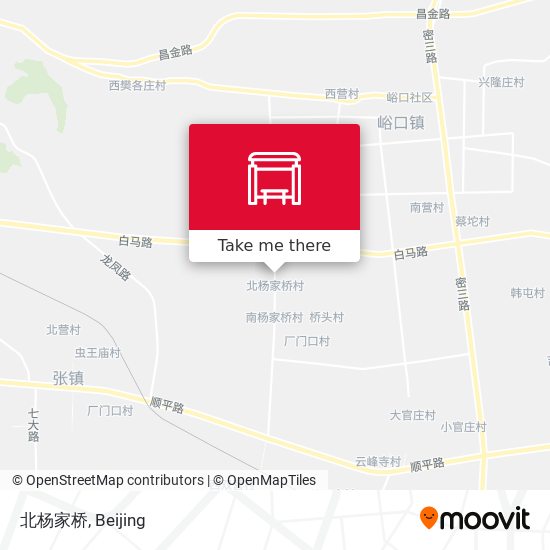 北杨家桥 map