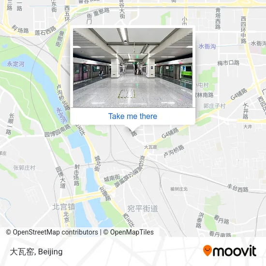 大瓦窑 map