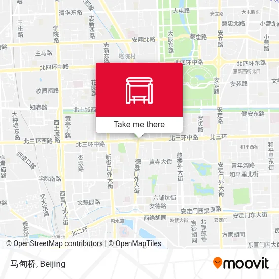 马甸桥 map