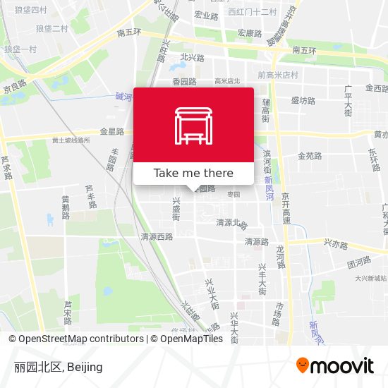 丽园北区 map