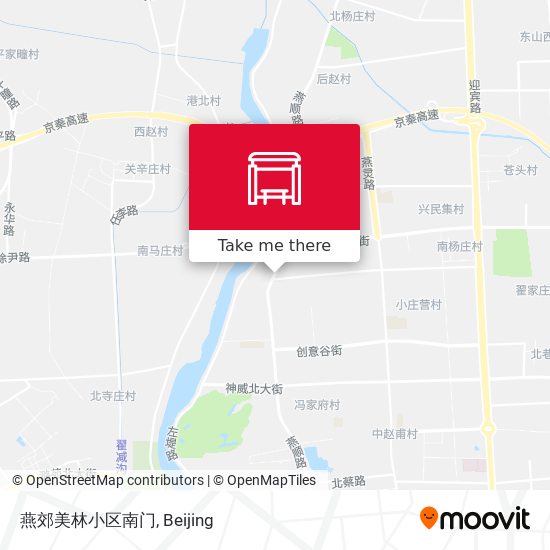 燕郊美林小区南门 map