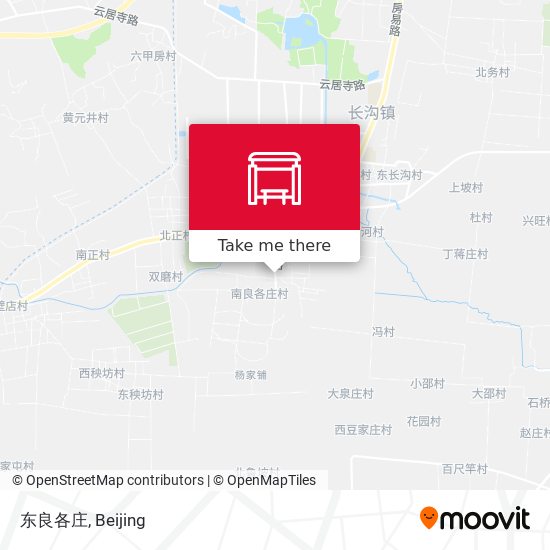 东良各庄 map